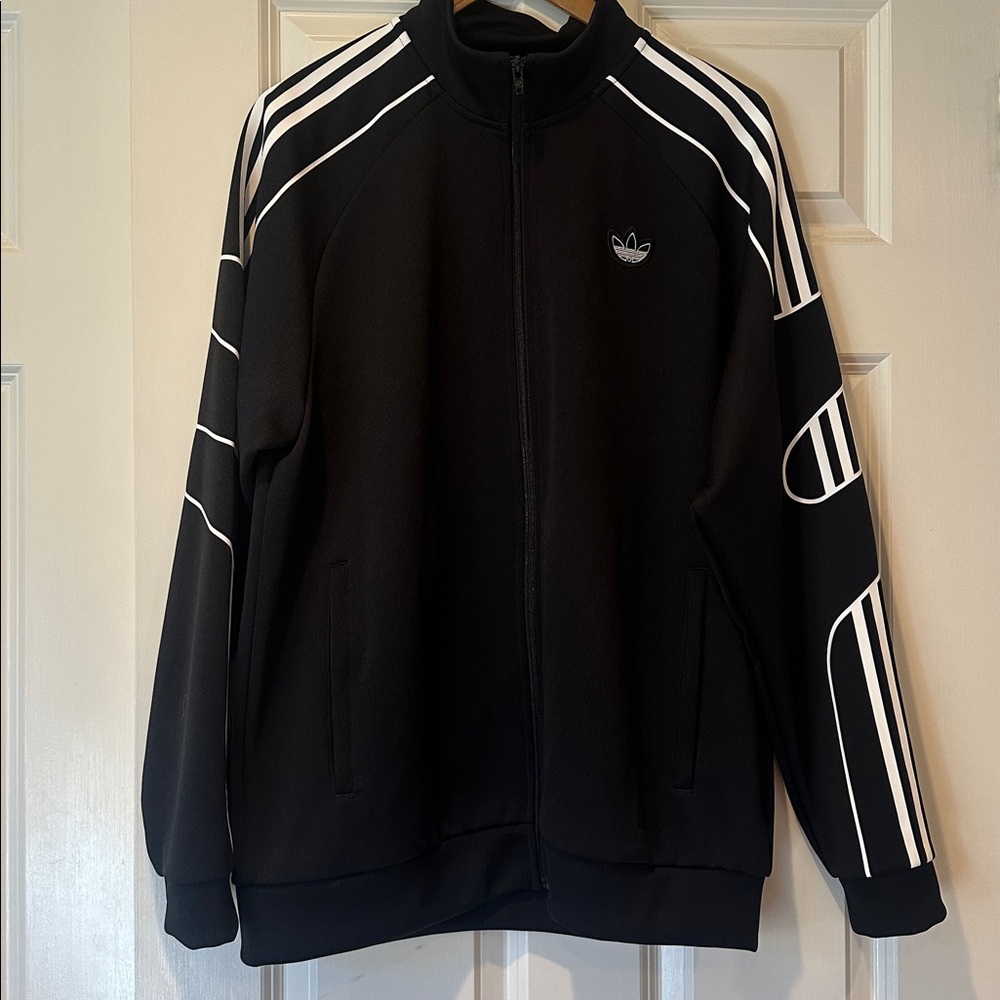 Adidas Flamesttike Black Jacket and pants